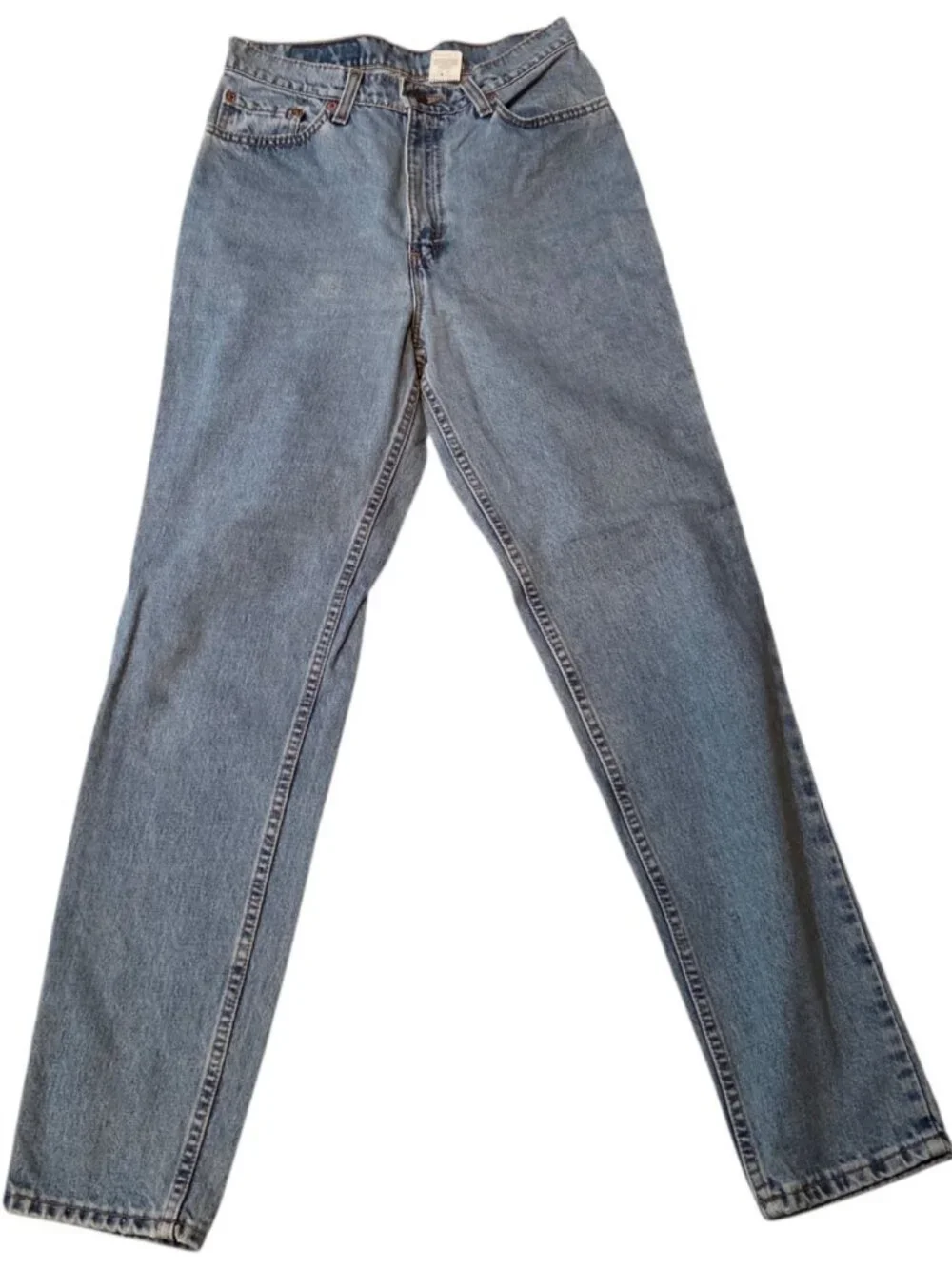 VTG Levi's Jean Women 29x30.5 512 Slim Tapered Blue Faded Denim Tag 11M